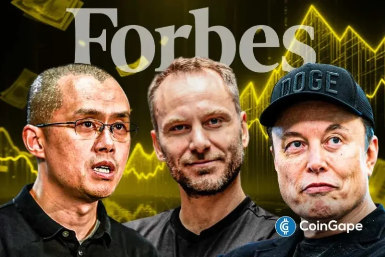 Forbes Billionaires 2026: Elon Musk Reclaims Forbes Richest Spot; Crypto Leaders CZ and Ardoino Follow
