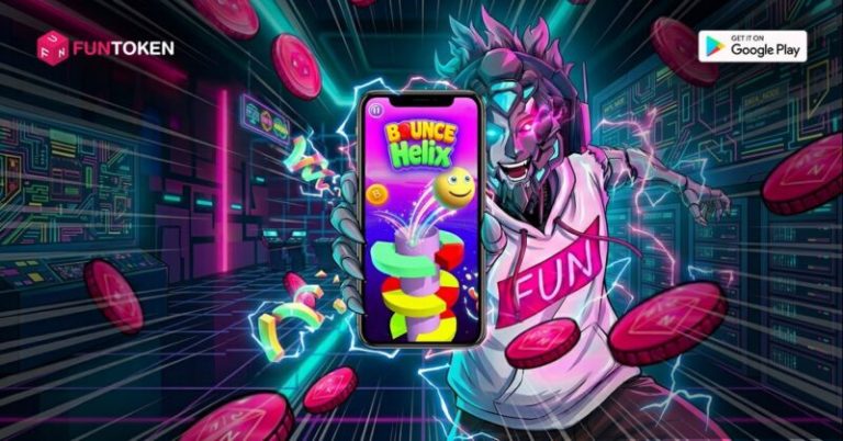 FUNToken Launches First Mobile Game “Bounce Helix” on Android