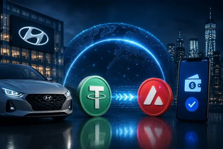 Hyundai Tests Stablecoin Remittances on Avalanche Blockchain