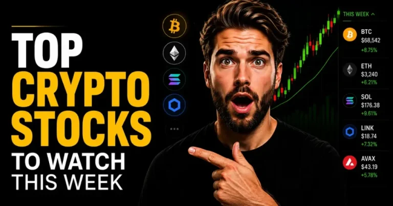 Top Crypto Stocks to Watch This Week: HOOD, MARA, RIOT In Focus